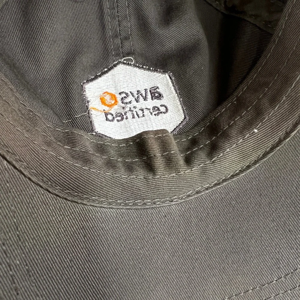 AWS Certified re:Invent 2018 Hat Gray Distressed Amazon Web Services Tech Cap